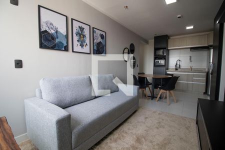 Sala de apartamento para alugar com 1 quarto, 41m² em Jardim Goiás, Goiânia