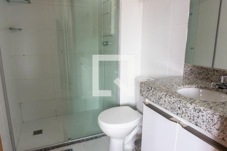 Banheiro da Suíte de apartamento para alugar com 1 quarto, 35m² em Asa Sul, Brasília