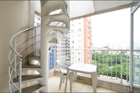 Varanda  de apartamento à venda com 2 quartos, 112m² em Vila Monte Alegre, São Paulo