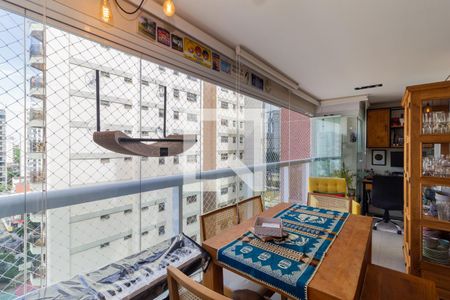 Varanda de apartamento à venda com 1 quarto, 48m² em Indianópolis, São Paulo