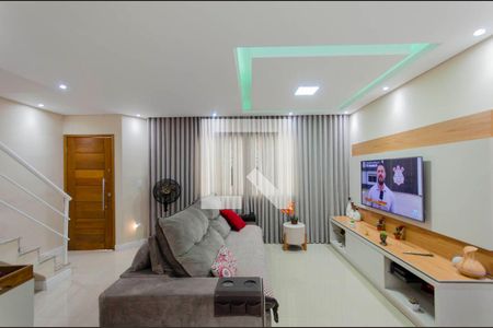 Sala de casa de condomínio à venda com 3 quartos, 120m² em Burgo Paulista, São Paulo