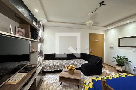 Sala de Estar de apartamento à venda com 2 quartos, 54m² em Campina, São Leopoldo