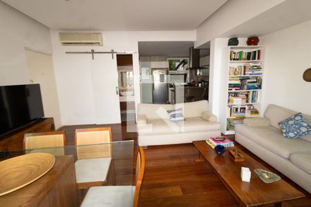 Sala de apartamento para alugar com 3 quartos, 105m² em Leblon, Rio de Janeiro