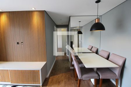 Sala/Cozinha de apartamento para alugar com 2 quartos, 54m² em Jardim Independência, São Paulo