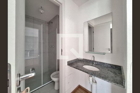 Banheiro de apartamento à venda com 1 quarto, 30m² em Várzea da Barra Funda, São Paulo