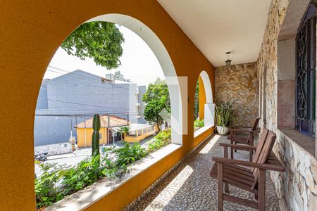 Varanda da Sala de casa para alugar com 4 quartos, 190m² em Vila Valparaiso, Santo André