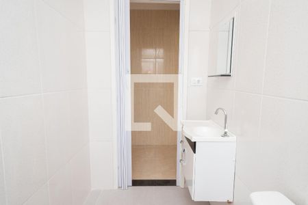 Banheiro Social de casa para alugar com 1 quarto, 38m² em Paulicéia, São Bernardo do Campo