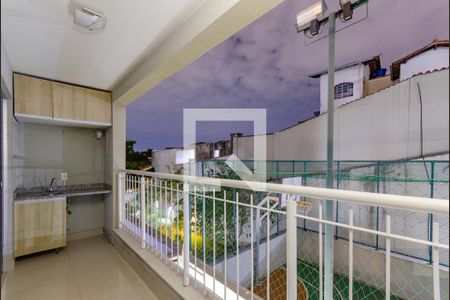 Varanda de apartamento à venda com 3 quartos, 75m² em Jardim Guanabara, Belo Horizonte