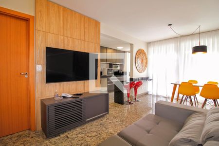 Sala de apartamento à venda com 2 quartos, 83m² em São Lucas, Belo Horizonte