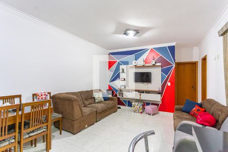 Sala de apartamento à venda com 2 quartos, 71m² em Vila Homero Thon, Santo André