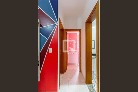 Corredor de apartamento à venda com 2 quartos, 71m² em Vila Homero Thon, Santo André
