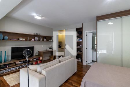 Sala e Quarto de kitnet/studio à venda com 1 quarto, 44m² em Vila Olímpia, São Paulo