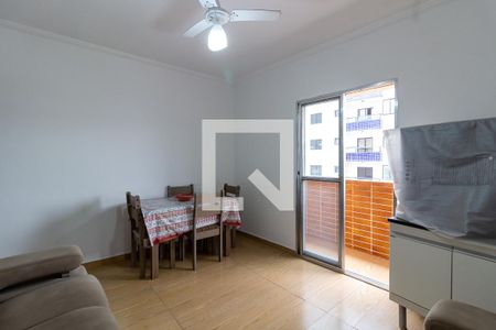 Sala de apartamento para alugar com 2 quartos, 69m² em Tupi, Praia Grande