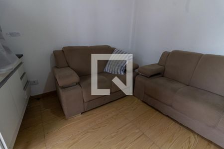 Detalhe da sala de apartamento para alugar com 2 quartos, 69m² em Tupi, Praia Grande