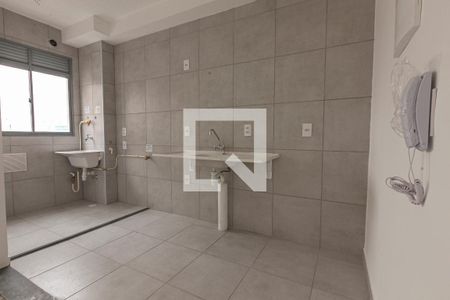 Cozinha de apartamento para alugar com 1 quarto, 31m² em Várzea da Barra Funda, São Paulo