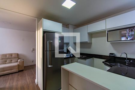 Cozinha de apartamento à venda com 2 quartos, 42m² em Olaria, Canoas