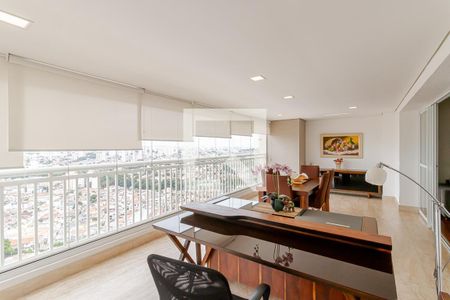 Varanda de apartamento à venda com 3 quartos, 146m² em Vila Gumercindo, São Paulo