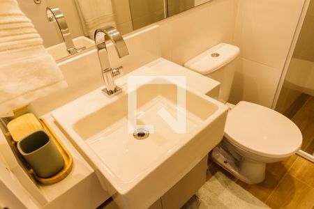 Studio para alugar com 26m², 1 quarto e sem vaga Studio para alugar com 26m², 1 quarto e sem vagaBanheiro Pia