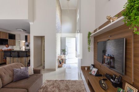 Sala de TV de casa de condomínio para alugar com 3 quartos, 190m² em Santa Cruz, Valinhos