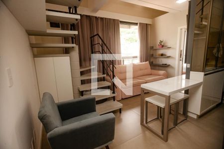 Sala de apartamento para alugar com 2 quartos, 77m² em Agronômica, Florianópolis