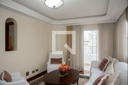 Sala de Estar de apartamento à venda com 6 quartos, 412m² em Campo Belo, São Paulo