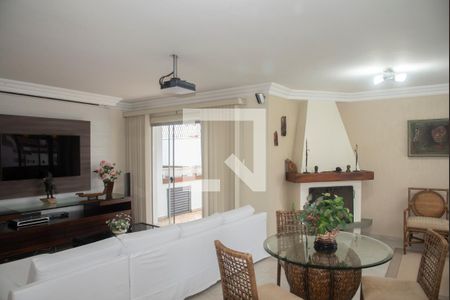 Sala (2°andar) de apartamento à venda com 6 quartos, 412m² em Campo Belo, São Paulo