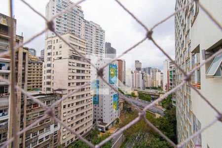 Sacada de apartamento à venda com 1 quarto, 42m² em Bela Vista, São Paulo