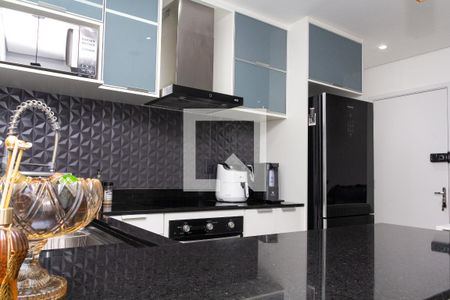 Cozinha de apartamento para alugar com 1 quarto, 57m² em Parque Campolim, Sorocaba