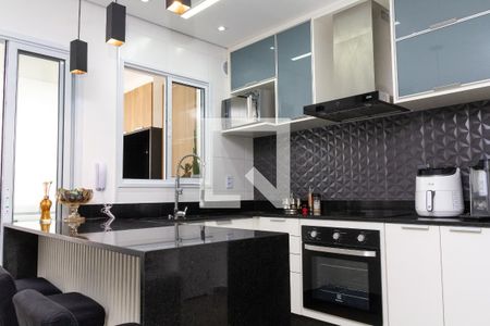 Cozinha de apartamento para alugar com 1 quarto, 57m² em Parque Campolim, Sorocaba