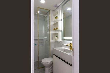 Banheiro de apartamento para alugar com 1 quarto, 57m² em Parque Campolim, Sorocaba