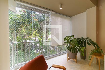 Varanda da Sala de apartamento à venda com 2 quartos, 90m² em Jardim Colombo, São Paulo