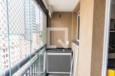 Varanda de apartamento à venda com 1 quarto, 27m² em Sé, São Paulo
