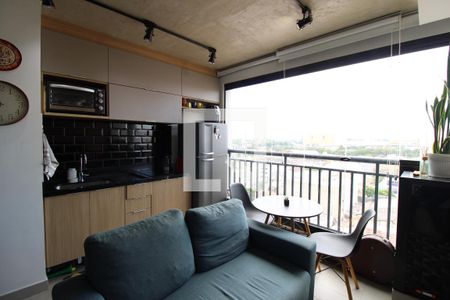 Varanda - Cozinha de kitnet/studio à venda com 1 quarto, 30m² em Bom Retiro, São Paulo