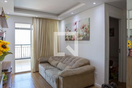 Sala de apartamento à venda com 2 quartos, 69m² em Vila Anastácio, São Paulo