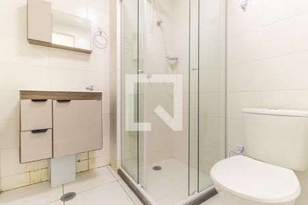 Banheiro de apartamento para alugar com 1 quarto, 26m² em Vila Buarque, São Paulo