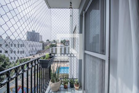 Varanda da Sala de apartamento à venda com 2 quartos, 60m² em Vila da Saúde, São Paulo