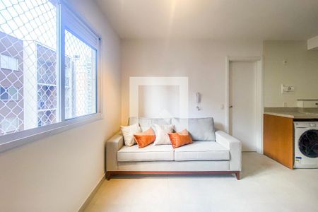 Sala de apartamento para alugar com 1 quarto, 31m² em Jardim Caravelas, São Paulo