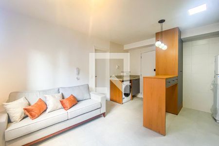 Sala de apartamento para alugar com 1 quarto, 31m² em Jardim Caravelas, São Paulo