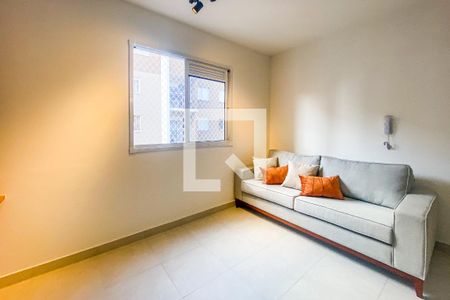 Sala de apartamento para alugar com 1 quarto, 31m² em Jardim Caravelas, São Paulo