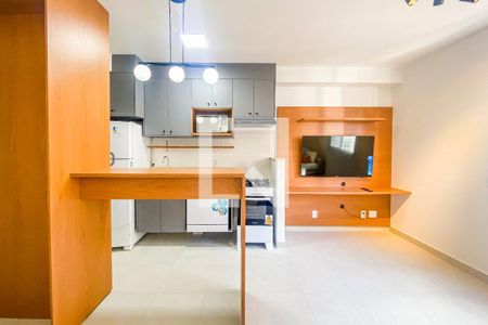 Sala de apartamento para alugar com 1 quarto, 31m² em Jardim Caravelas, São Paulo