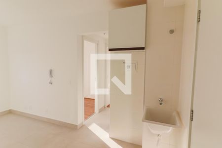 Sala / Cozinha / Lavanderia de apartamento à venda com 2 quartos, 32m² em Jardim Celeste, São Paulo