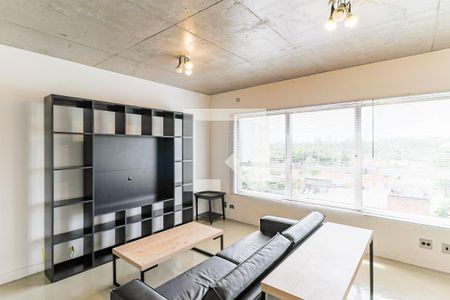 Sala de apartamento à venda com 1 quarto, 70m² em Santo Amaro, São Paulo