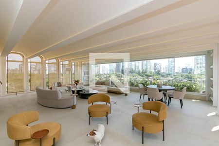 Sala de apartamento à venda com 4 quartos, 347m² em Vila Cordeiro, São Paulo