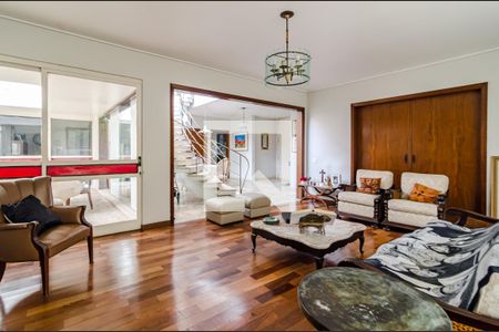 Sala de estar de casa para alugar com 5 quartos, 530m² em Vila Madalena, São Paulo