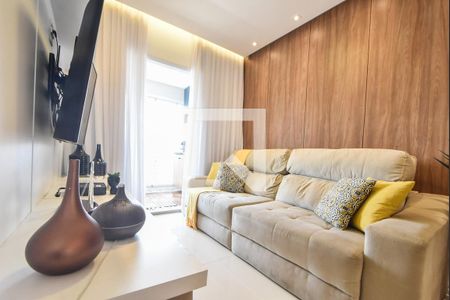 Sala de Estar  de apartamento para alugar com 1 quarto, 48m² em Vila Gertrudes, São Paulo