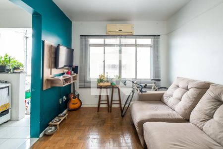 Sala de apartamento à venda com 1 quarto, 48m² em Cidade Baixa, Porto Alegre