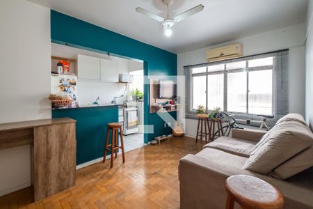 Sala de apartamento à venda com 1 quarto, 48m² em Cidade Baixa, Porto Alegre