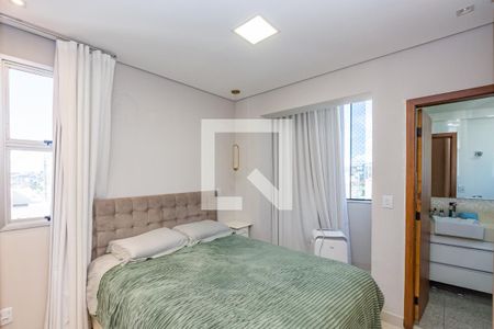 Suíte de apartamento à venda com 4 quartos, 125m² em Gutierrez, Belo Horizonte