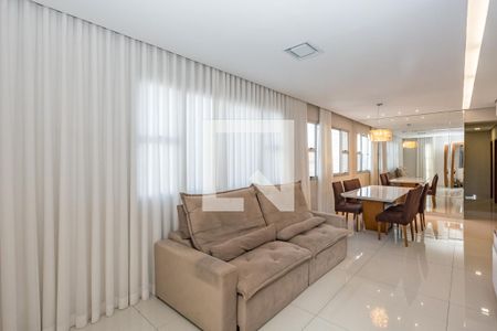 Sala de apartamento à venda com 4 quartos, 125m² em Gutierrez, Belo Horizonte