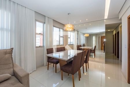 Sala de apartamento à venda com 4 quartos, 125m² em Gutierrez, Belo Horizonte